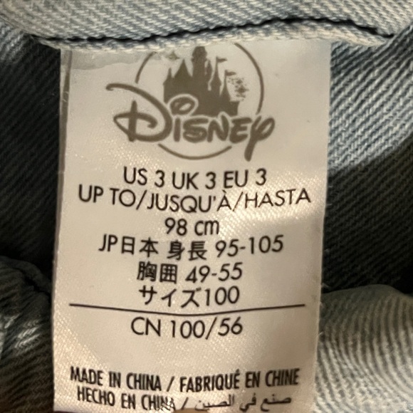 Disney Store Minnie Mouse Mystical Denim Jacket- Size 3 - Picture 12 of 12